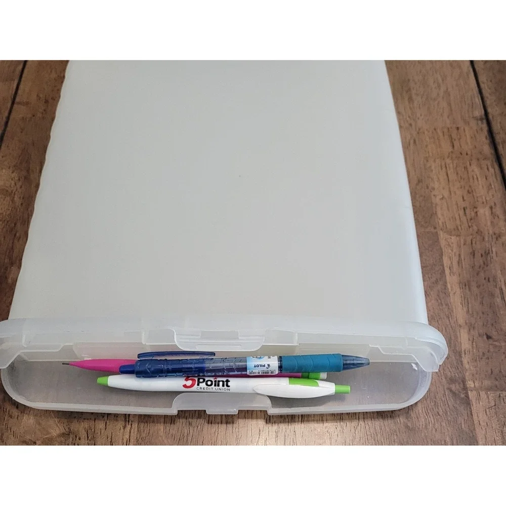 Office depot‎ brand Clear heavy duty clipboard. utensil & paper/forms Srorage